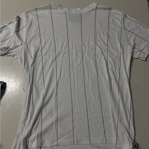 White Striped Pull&Bear Men's Shirt